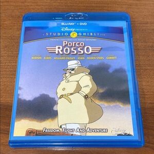 Porco Rosso Japanese Anime Studio Ghibli Blu-ray + DVD